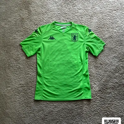 Front view of Aston Villa 2019/20 Kappa GK 3 Goalkeeper Shirt - Men's Medium