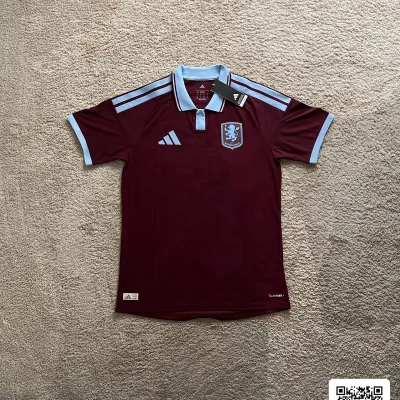 Front view of Aston Villa 2026/27 Adidas Home Pro Shirt - Men's Medium