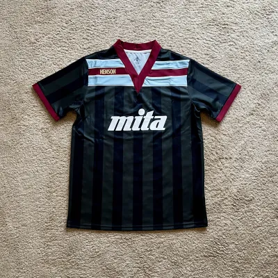 Front view of Aston Villa 1985-87 Henson 3rd / Special Edition Shirt (Mita Copiers) - Men's Medium