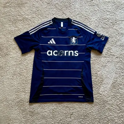 Front view of Aston Villa 2024/25 Adidas 3rd Shirt (Acorns) - Men's Medium