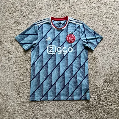 Front view of Ajax 2020/21 Adidas Away Shirt (Ziggo) - Men's Medium